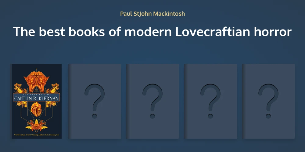 The best books of modern Lovecraftian horror