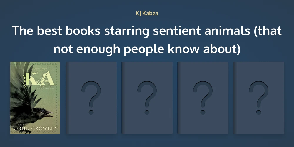 The best books on sentient animals (that not enough people know)