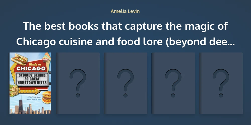 The best books on the magic of Chicago cuisine and food lore